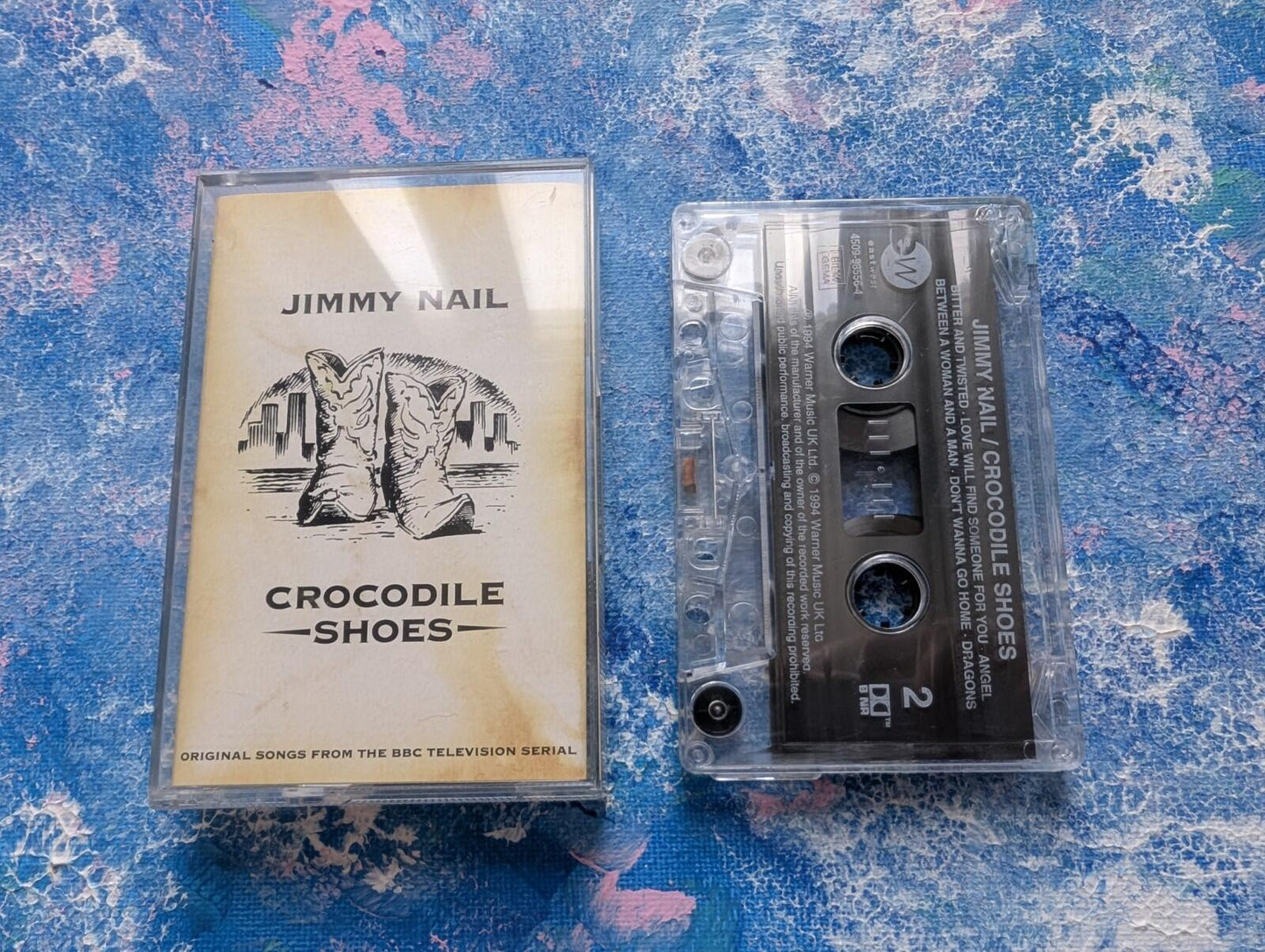 Jimmy Nail - Crocodile Shoes - 1994 - Warner Music Cassette Tape