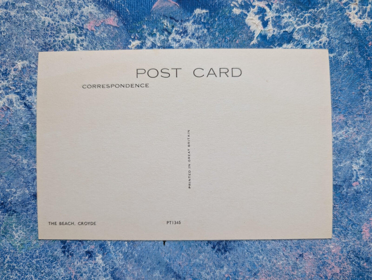 Vintage Croyde Postcard - The Beach - PTI345