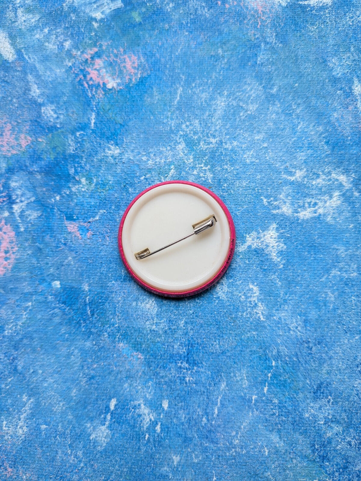 Vintage Stingray Pink/Blue Logo Badge - 1960s TV Show