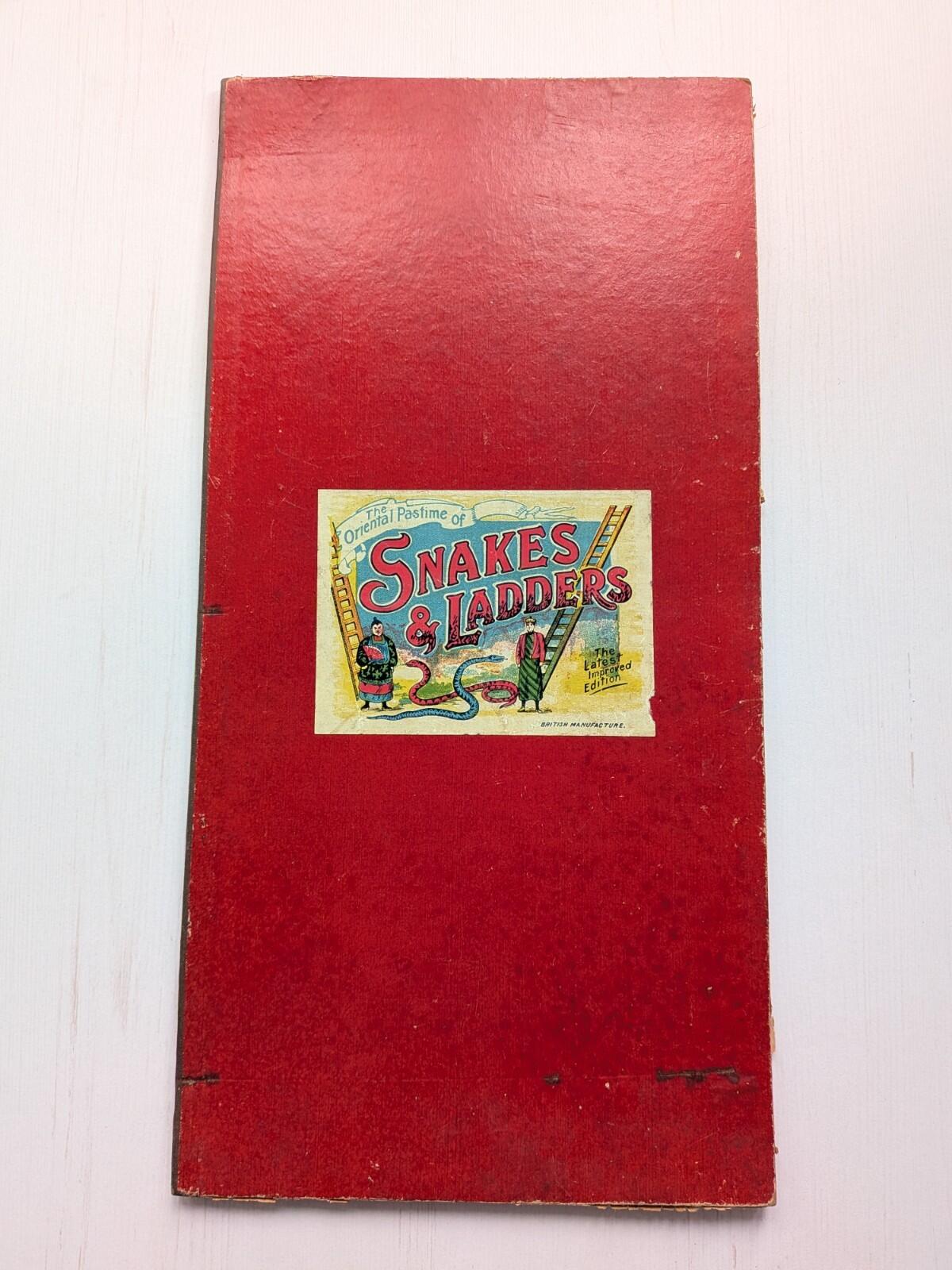 Antique Snakes and Ladders Board - 1920s - Roberts Bros