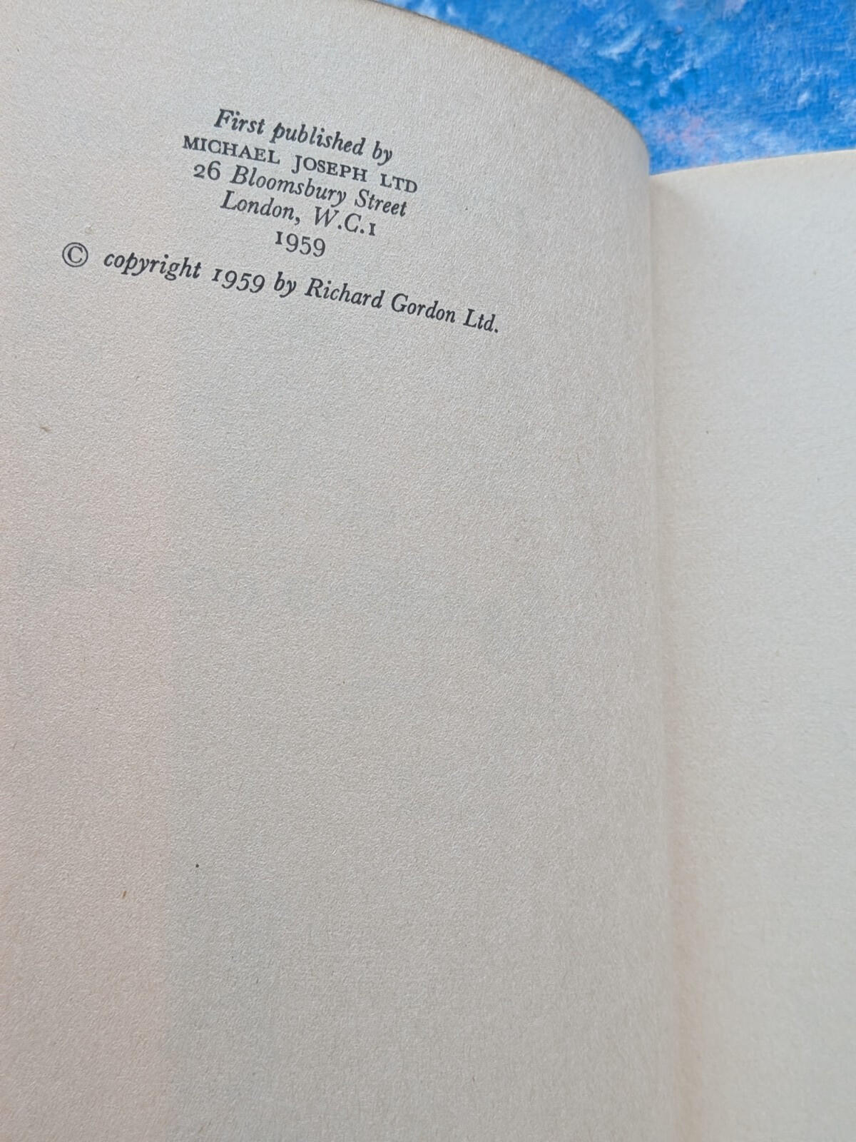 Doctor and Son by Richard Gordon - 1959 - Michael Joseph Ltd