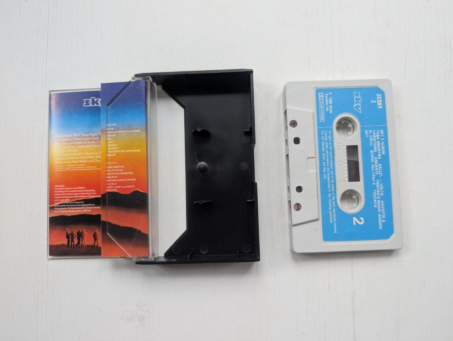 Sky 2 - 1980 - Ariola Records Ltd Cassette Tape