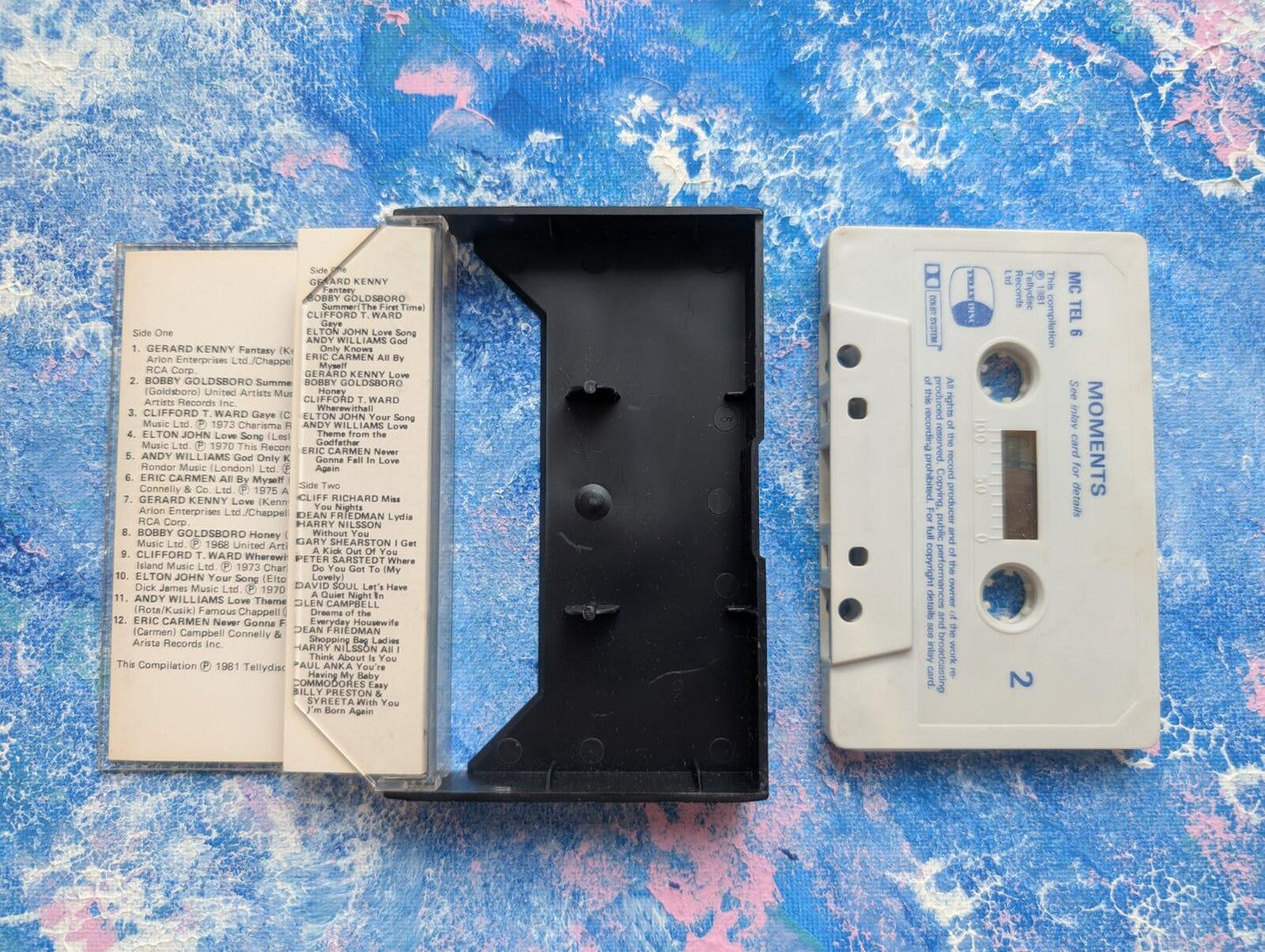 Moments - 1981 - Tellydisc Records Ltd Cassette Tape