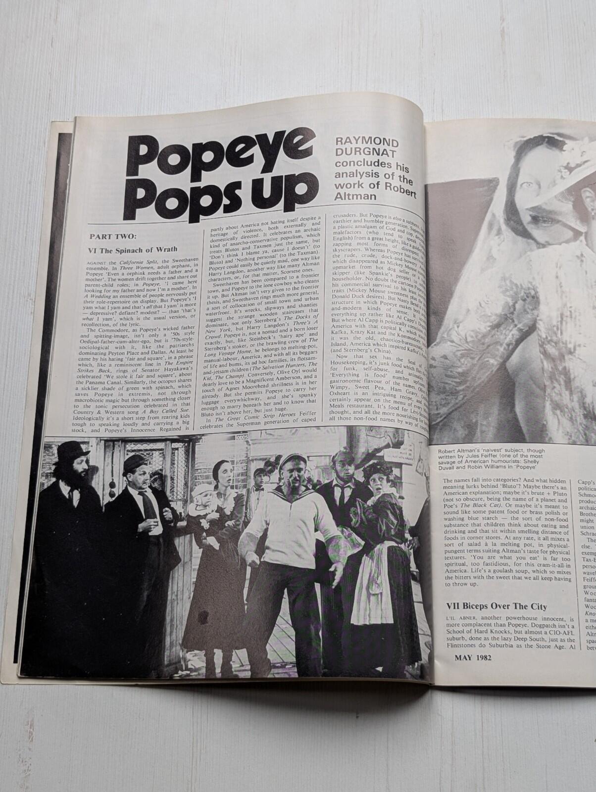 Films on Screen and Video Vol. 2 No. 6 May 1982 - Sissy Spacek/John Shea Cover