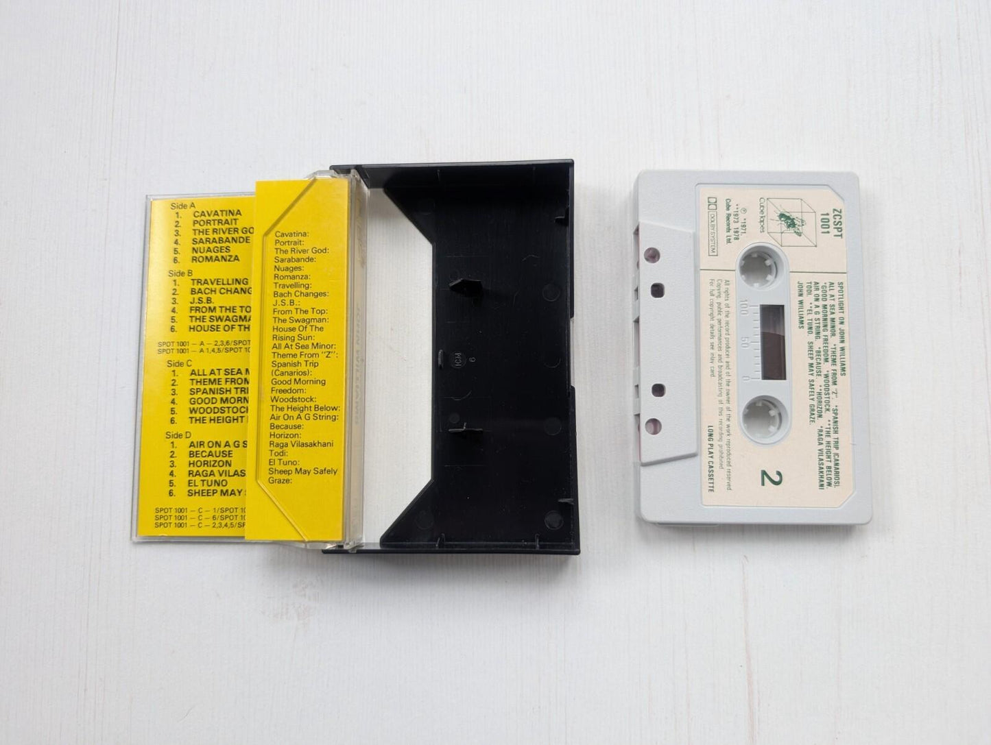 Spotlight on John Williams - 1978 - Cube Cassette Tape