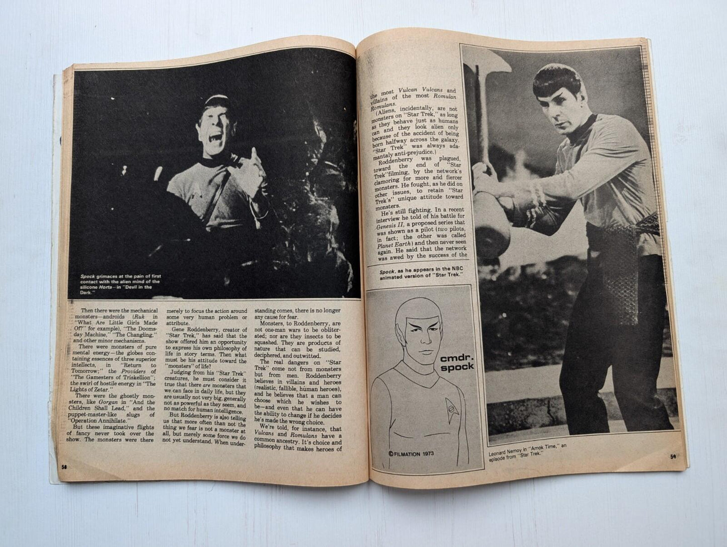 Monster Fantasy Vol. 1 No. 4 - August 1975 - The Space Monster Book