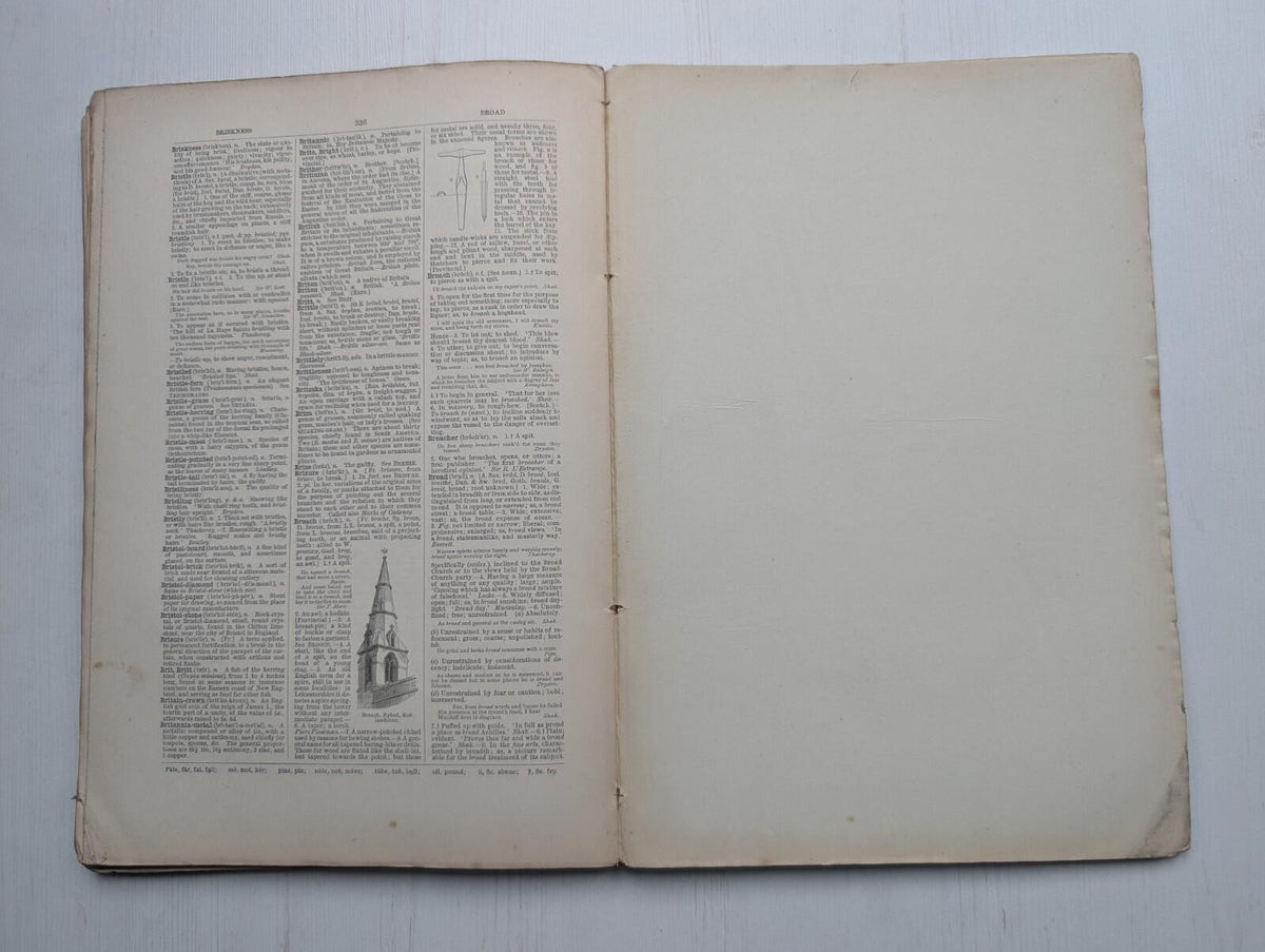 Ogilvie's Imperial Dictionary of The English Language Div. 2 - 1880's Approx