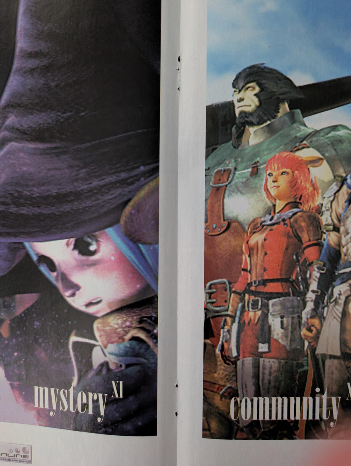 Final Fantasy XI Online Playstation 2 Game 2004 Advertisement - See Details
