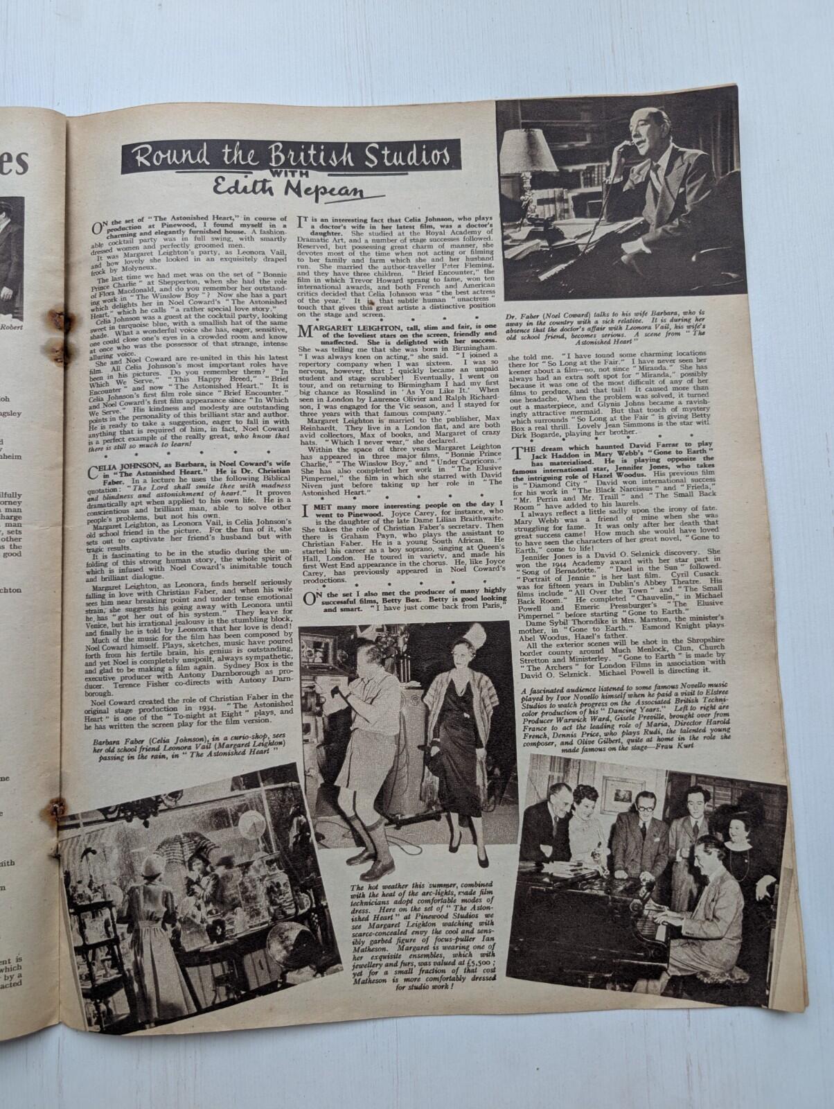 Picture Show Vol. 53 No. 1382 - September 24th 1949 - Elizabeth & Robert Taylor