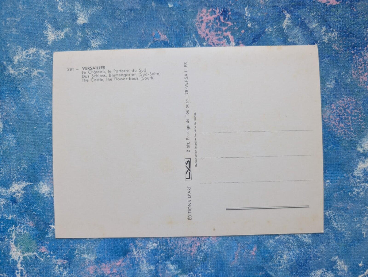 Vintage French Postcard - Versailles - Editions D'Art