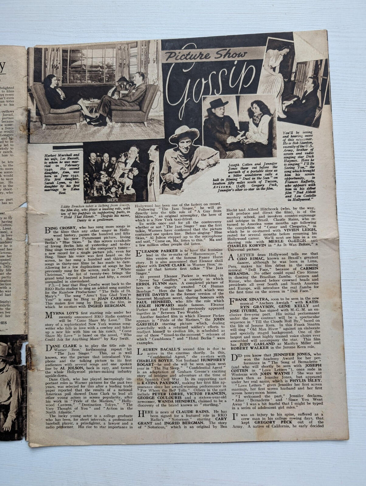 Picture Show Vol. 50 No. 1277 December 1st, 1945 - Fred Macmurray/Joan Leslie