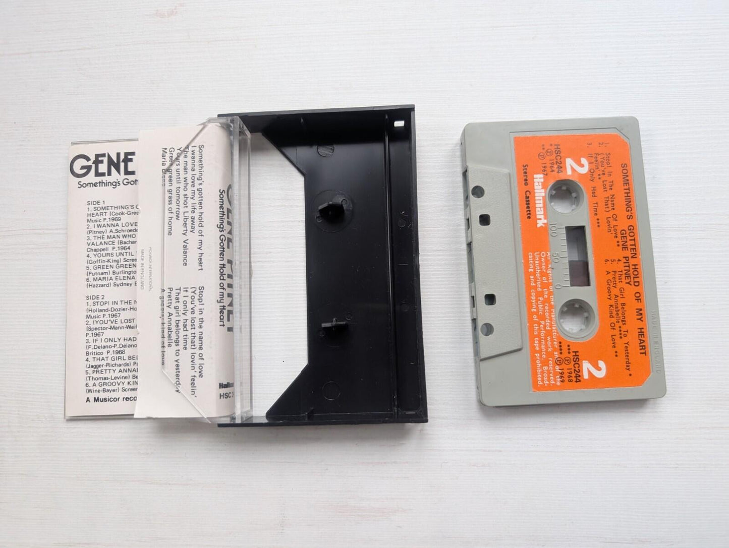 Gene Pitney - Something's Gotten Hold of My Heart - 1969, Hallmark Cassette Tape