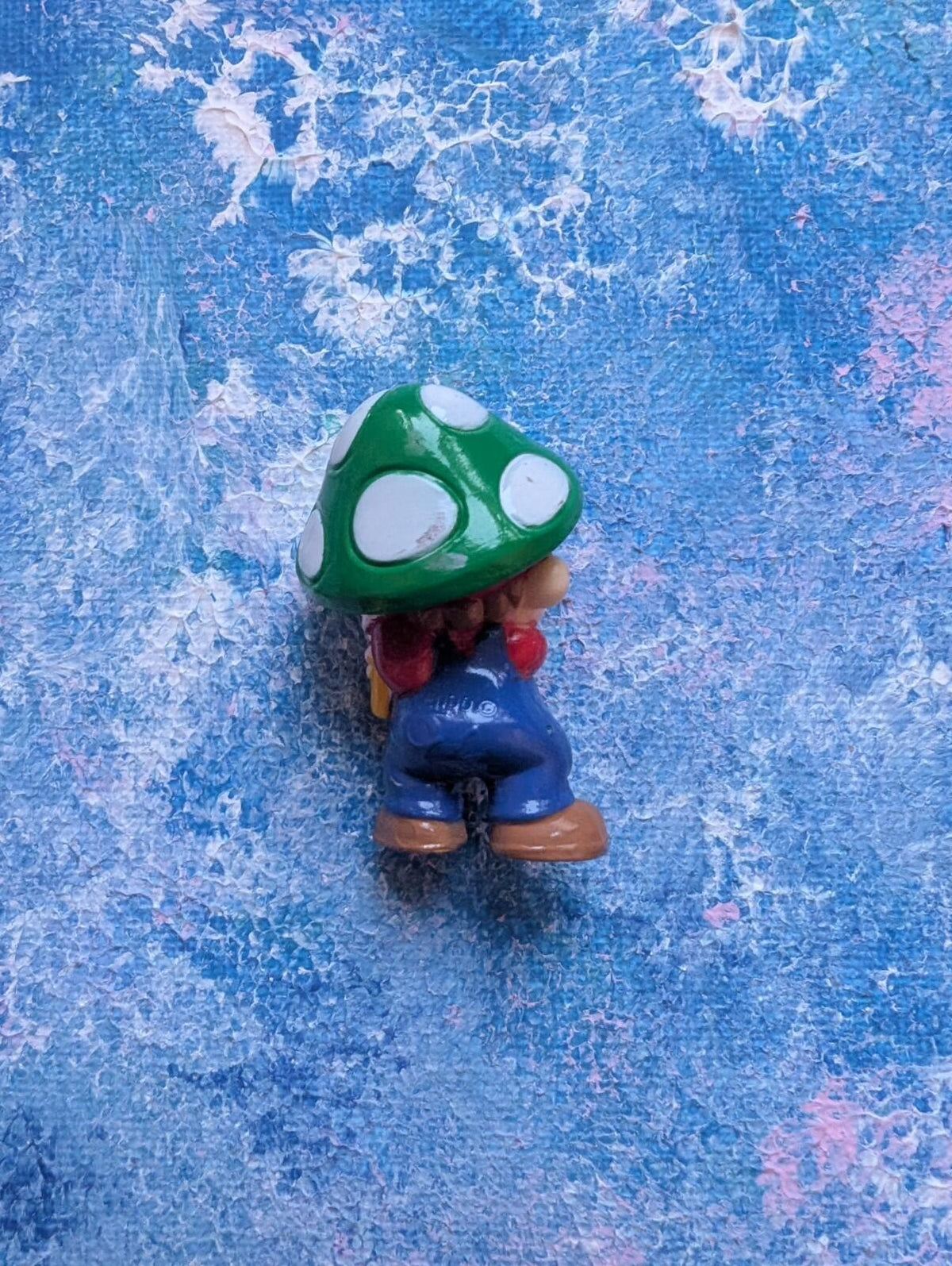 Super Mario Bros Mario With Toadstool Mini Figure - 2000 - Zaini/Nintendo