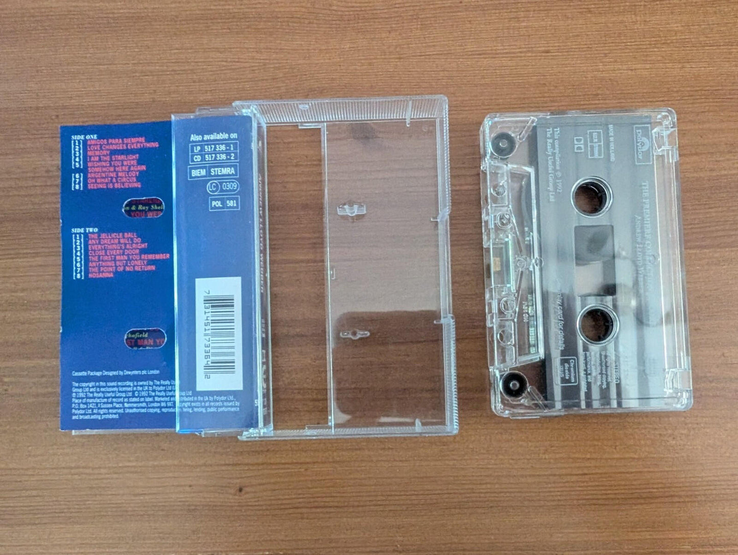 Andrew Lloyd Webber - The Premiere Collection Encore - 1992 - Polydor Cassette