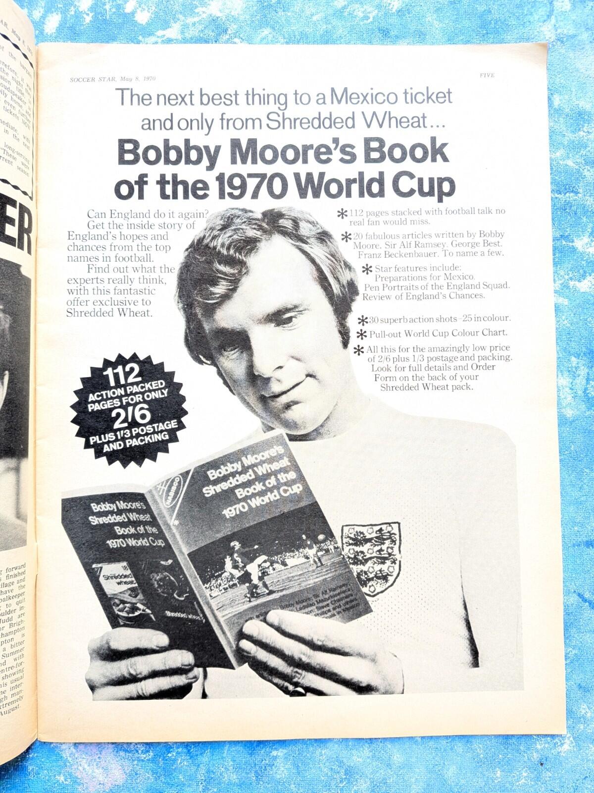 Soccer Star May 8th 1970 - William Mathieson/George Connelly Cover