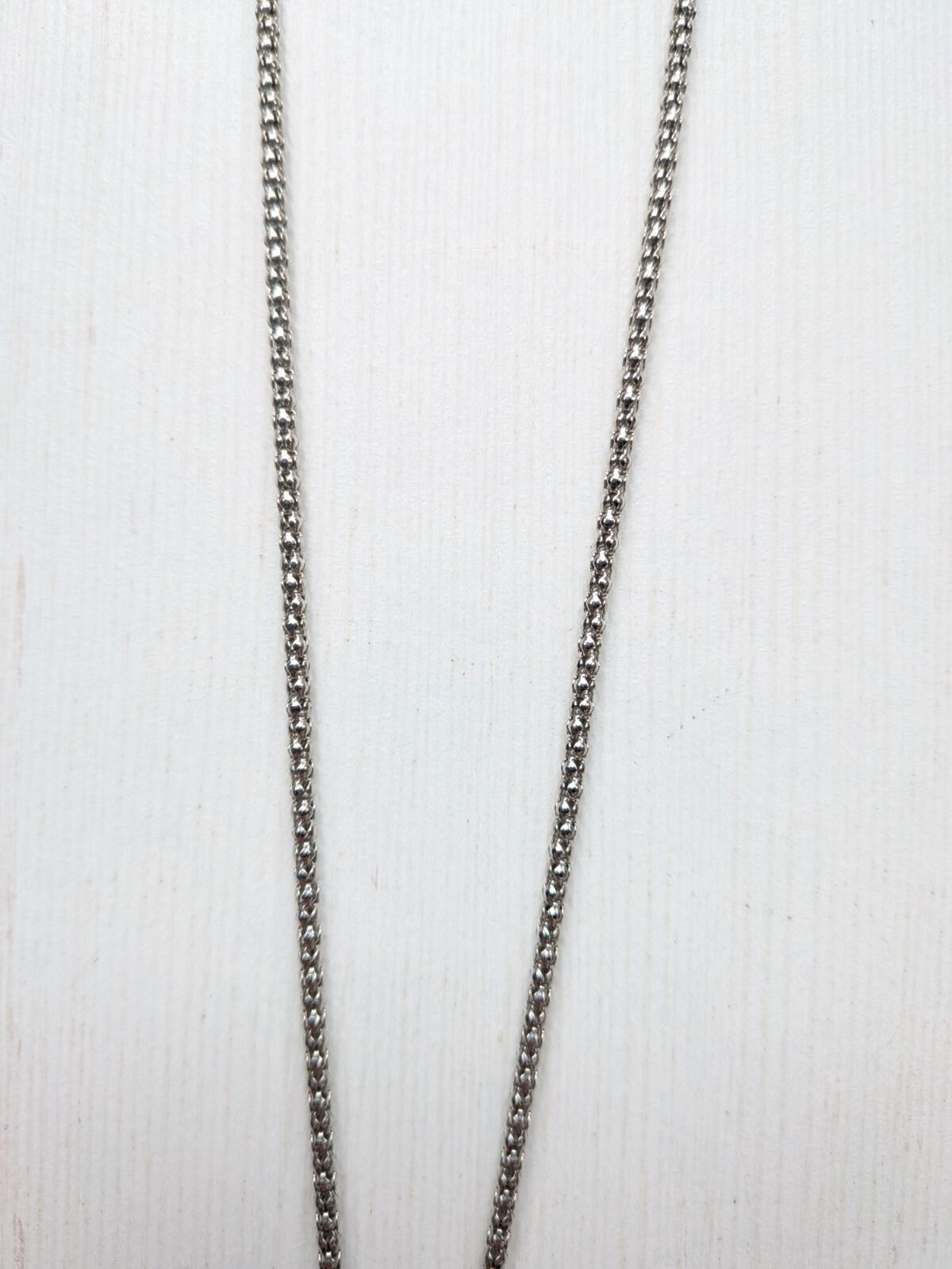Boho/Hippie-Style Metal Mesh Necklace with Multi-Coloured Elephant Pendant