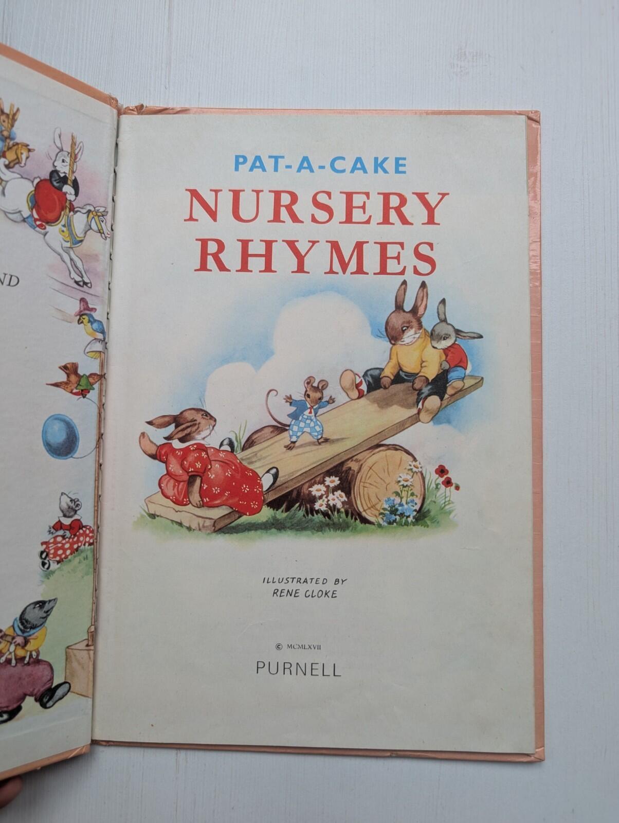 Pat-A-Cake Nursery Rhymes - 1967 - Purnell & Sons