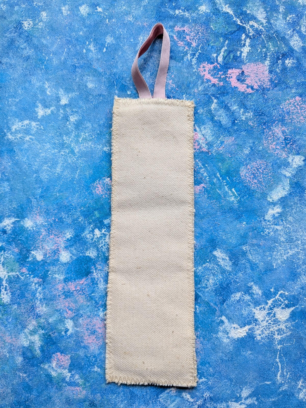 Vintage Fabric/Cloth Cat Bookmark - 1950's/60's Approx