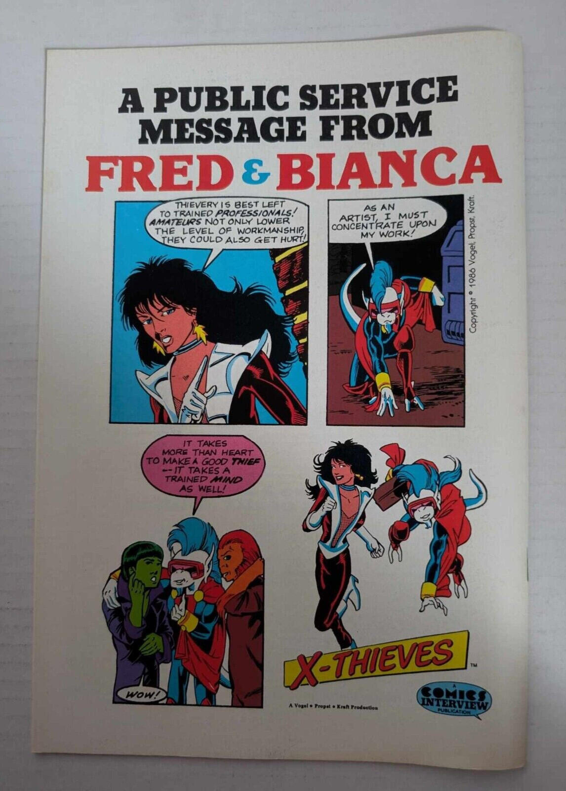 X-Thieves #7 - 1988 - Comics Interview - Mature Comic