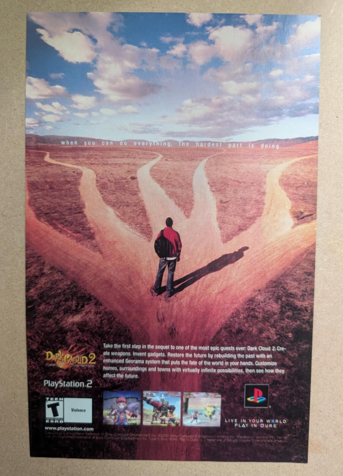 Dark Cloud 2 Playstation 2 2003 Advertisement - See Details