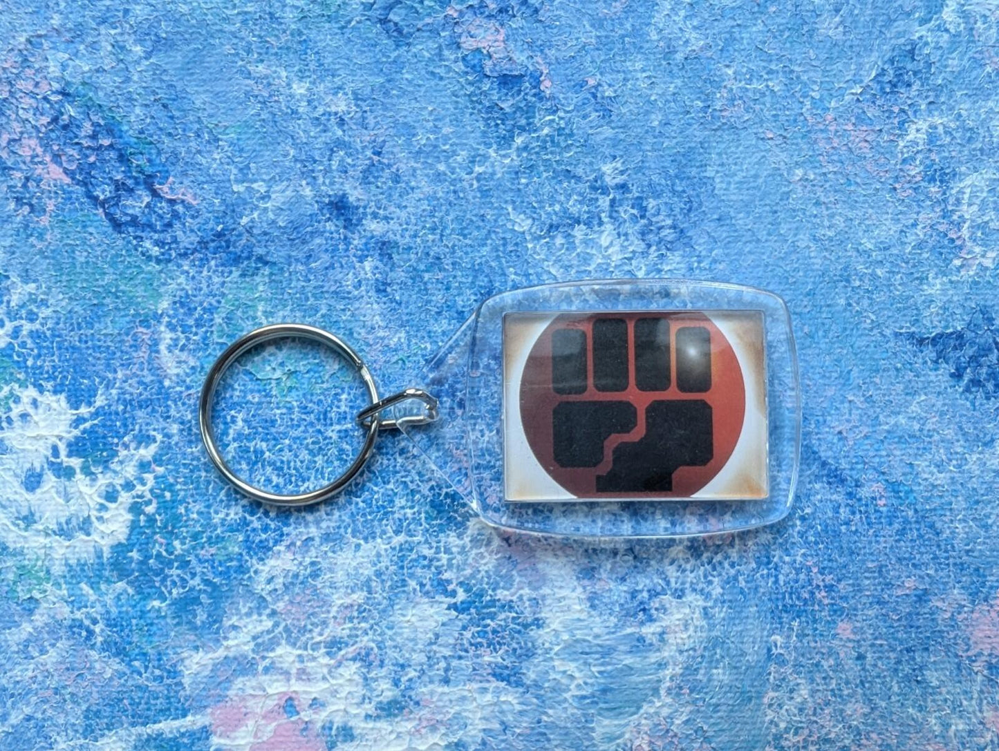 Hand-Crafted Onix Keyring - Made From Recycled Pokemon Card