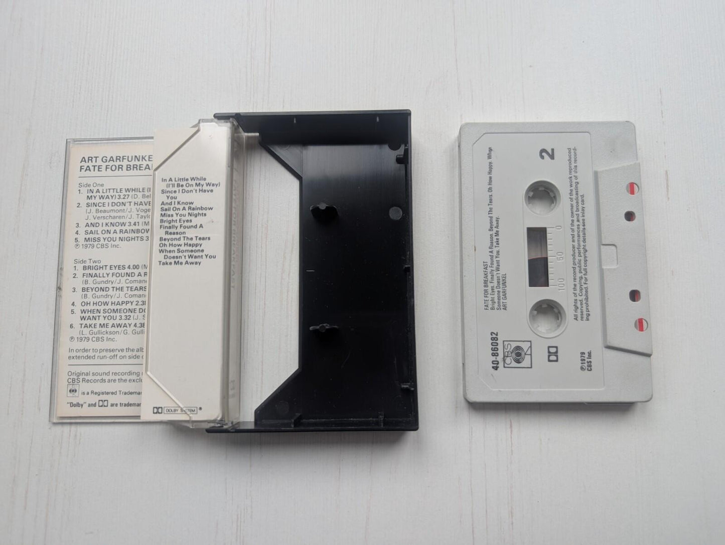 Art Garfunkel - Fate For Breakfast - 1979 - CBS Cassette Tape