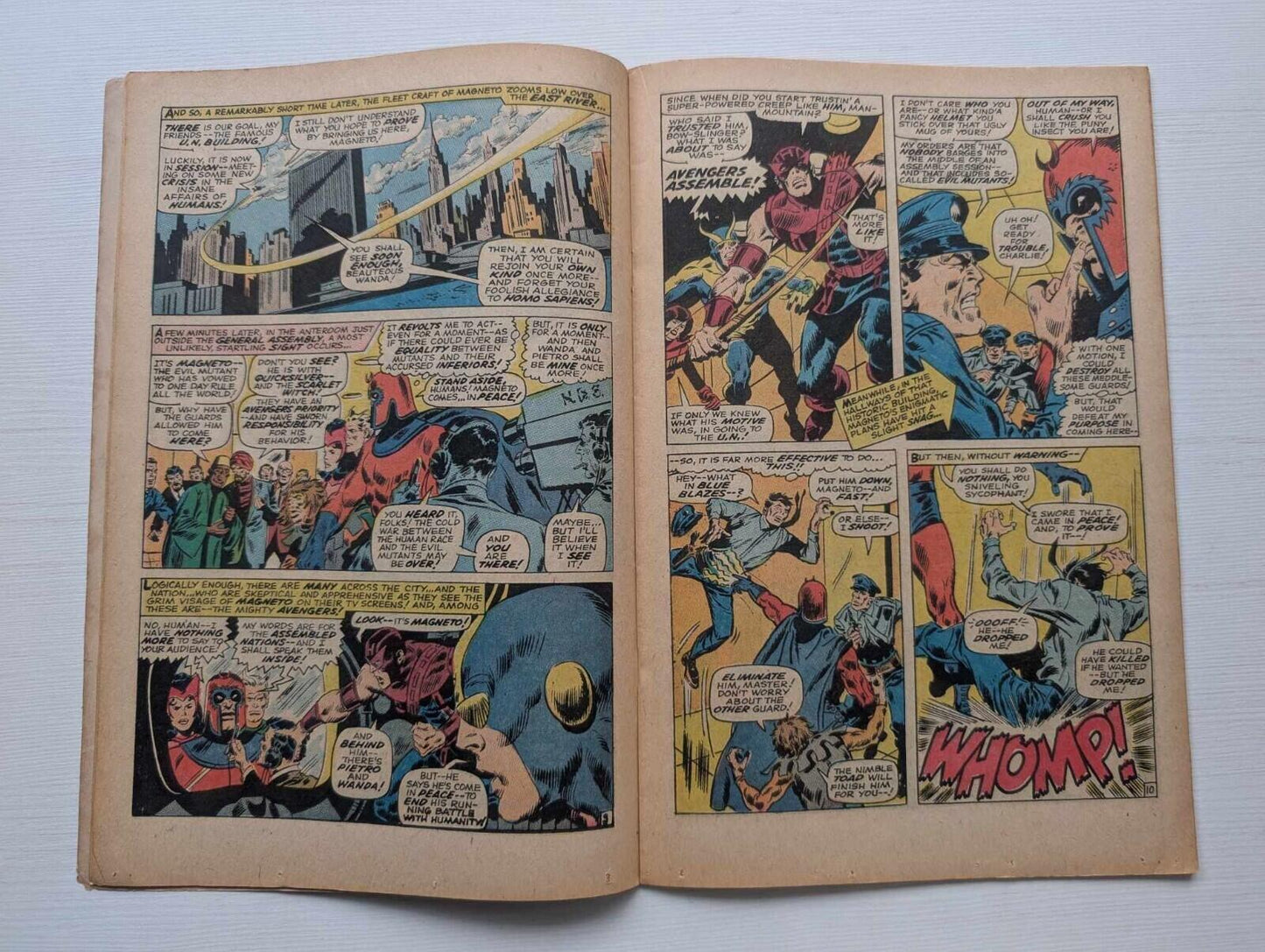 Avengers #49 - First Appearance of Typhon/VS Magneto - 1968 - Marvel Comics