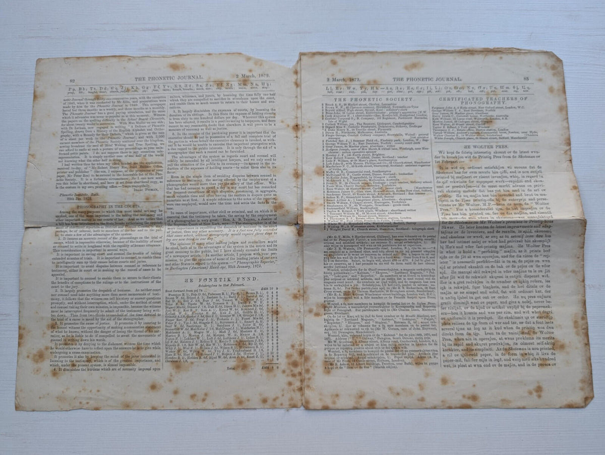 The Phonetic Journal - Saturday, 2 March 1872