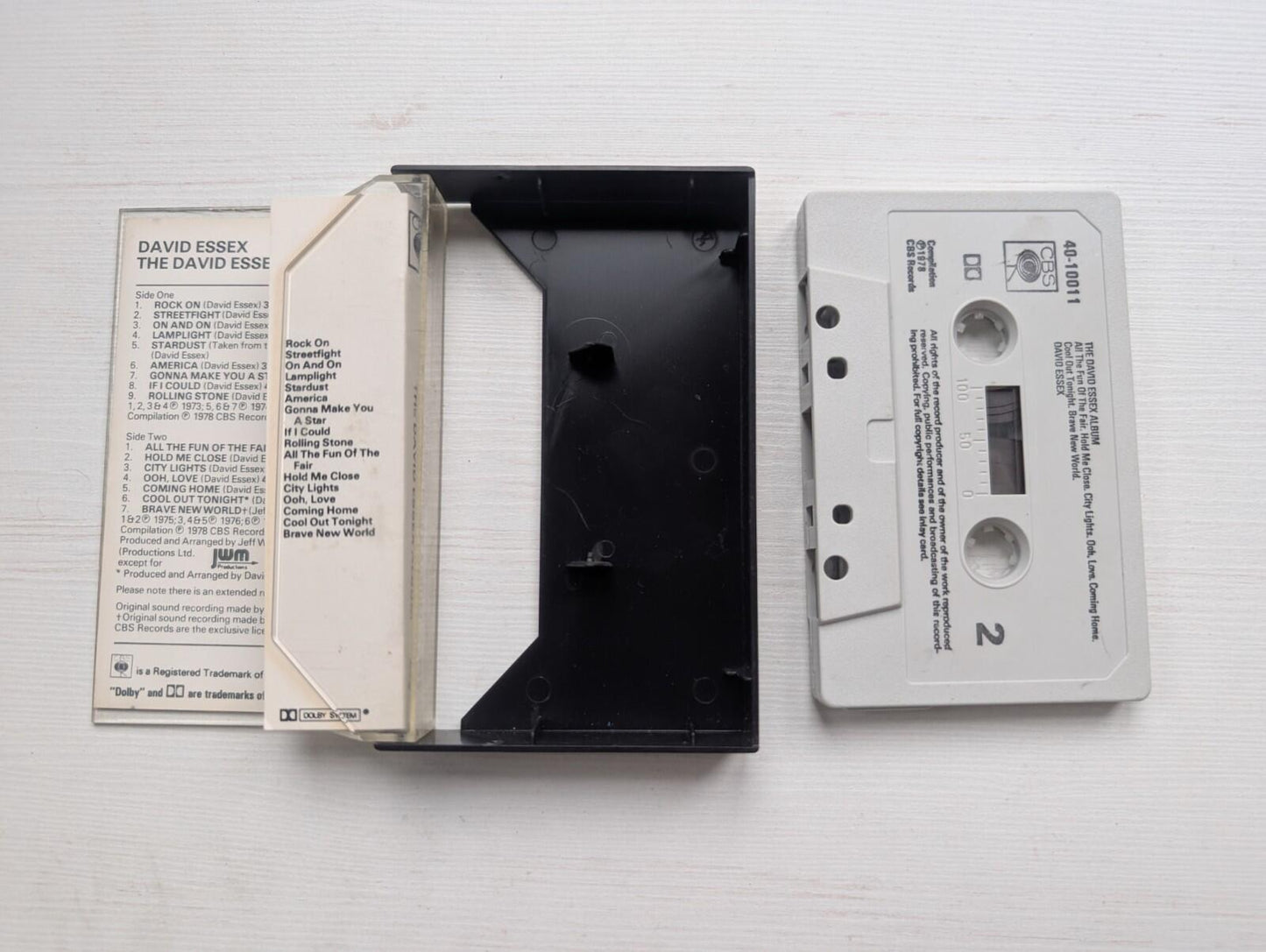 David Essex - The David Essex Album - 1978 - CBS Cassette Tape