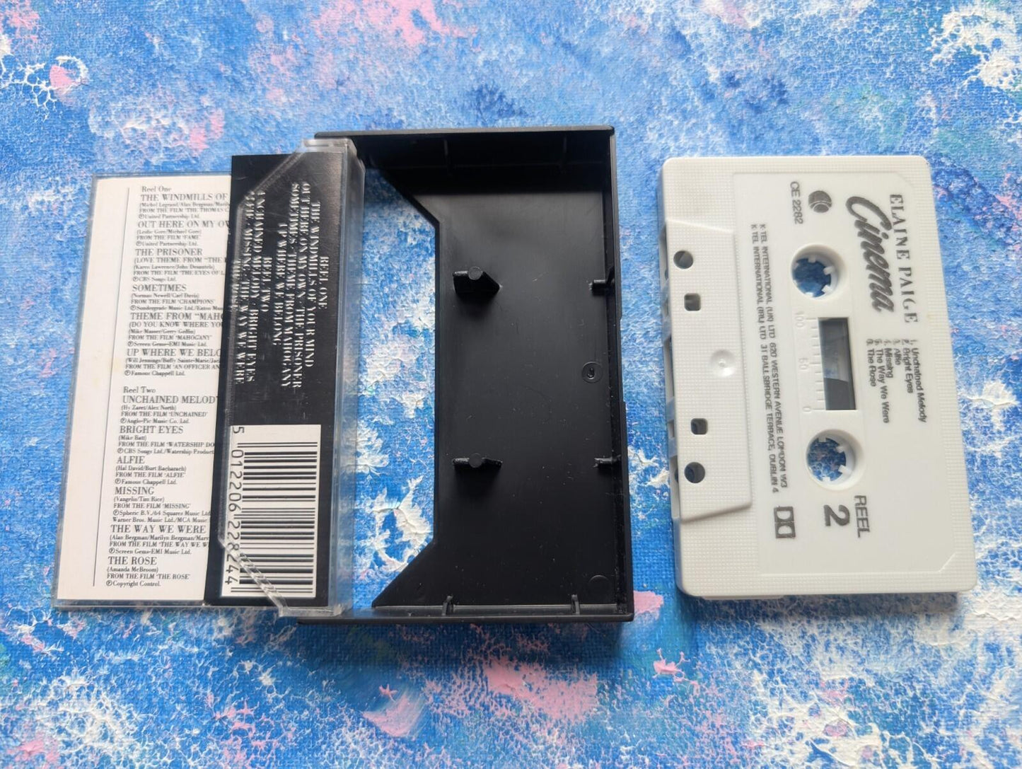 Elaine Paige - Cinema - 1984 - Wea Records Cassette Tape