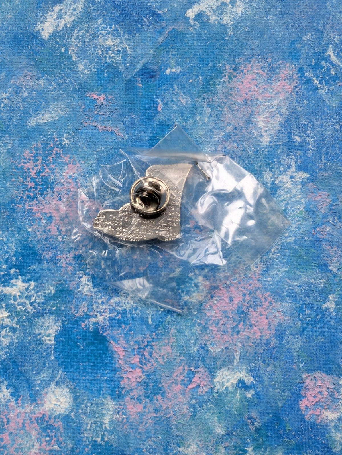 Vintage Original Barnardos Dr Martens Boot Enamel Pin Badge