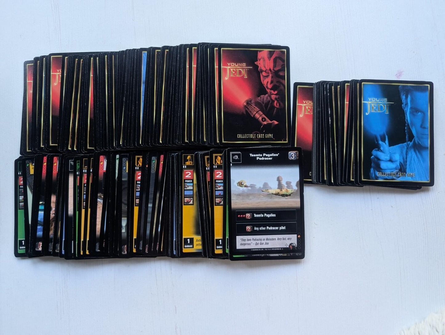 Star Wars: Young Jedi x172 Card Bundle - 1999 - Decipher - See Details