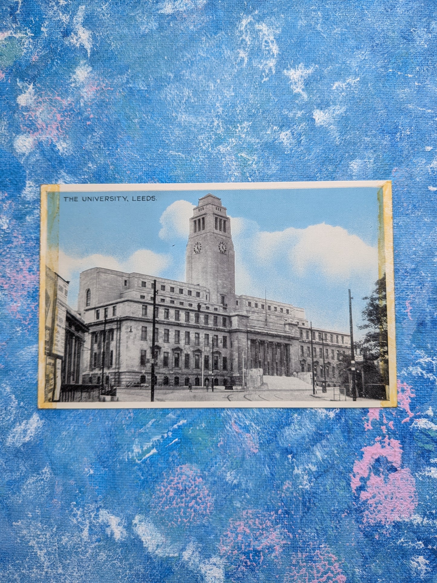 Vintage Leeds Postcard - The University, Leeds - Dennis Productions