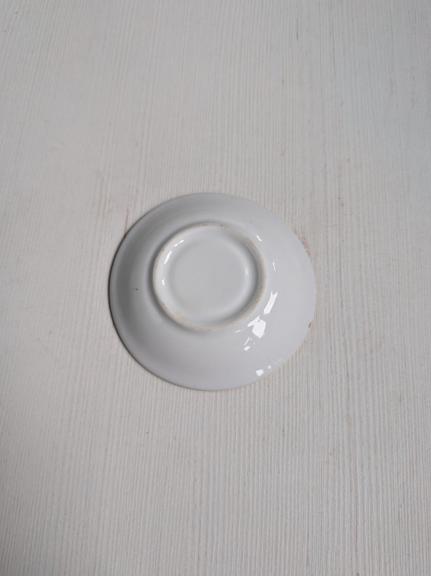 Vintage Mayfair "Pink Ribbons" Miniature Ceramic Saucer