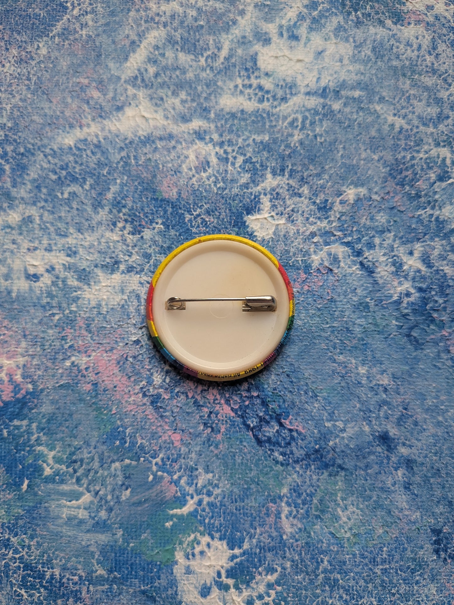 Vintage Rainbow Comic Badge - 1989 - Thames Television