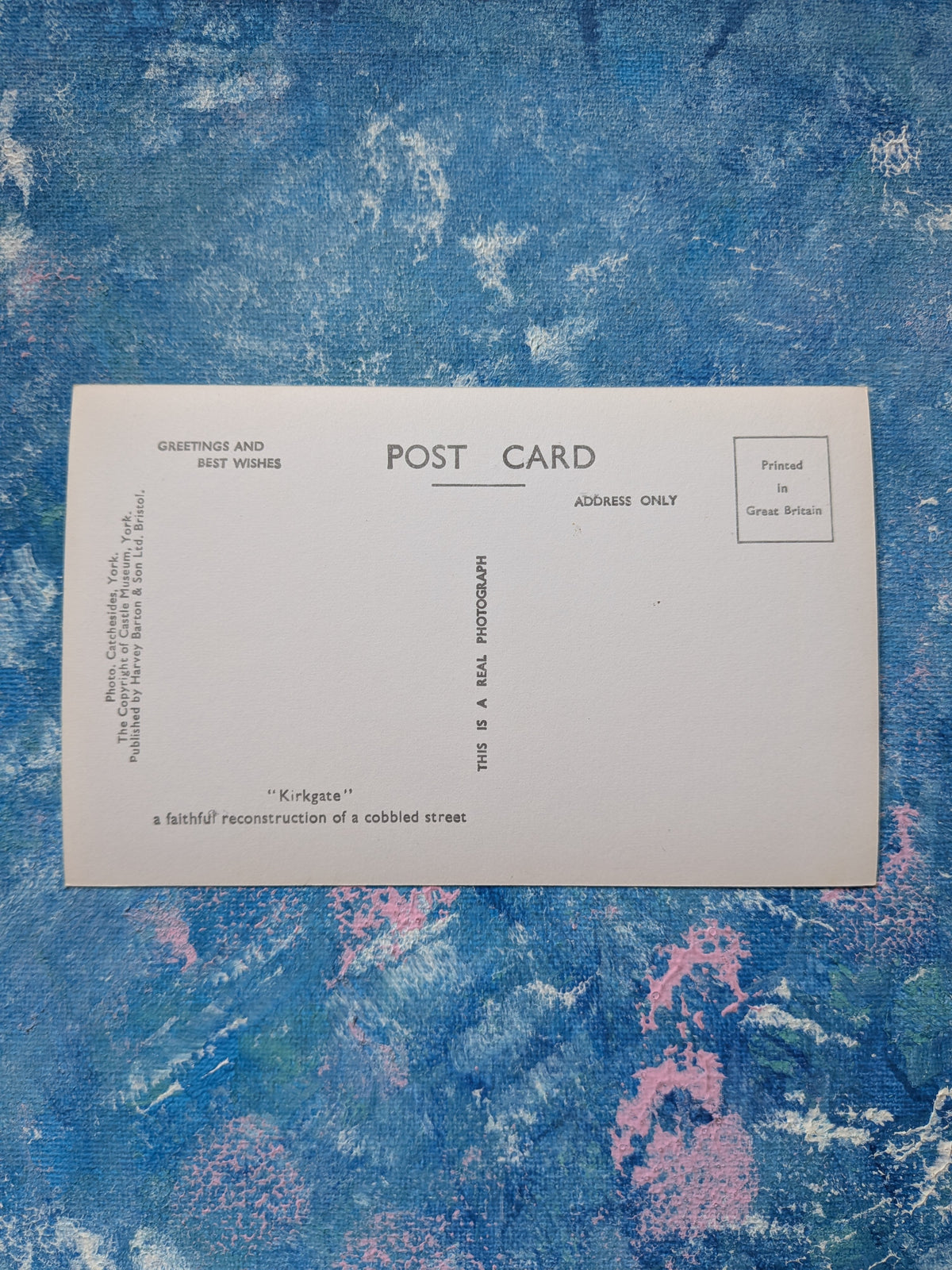 Vintage York Real Photo Postcard - York Castle Museum - Harvey Barton & Son Ltd