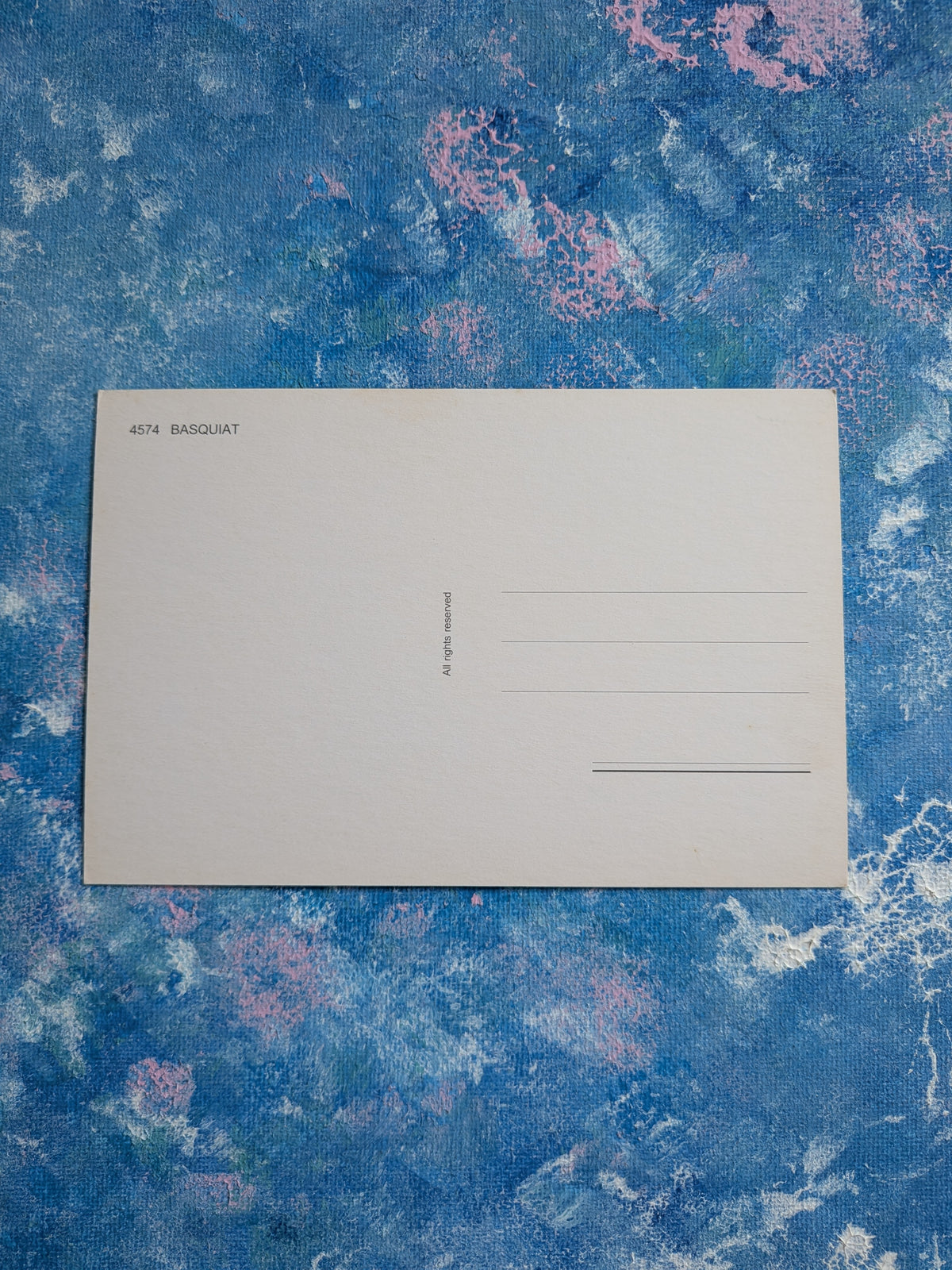 Basquiat 1996 Movie Promotional Postcard - Jeffery Wright/David Bowie + More