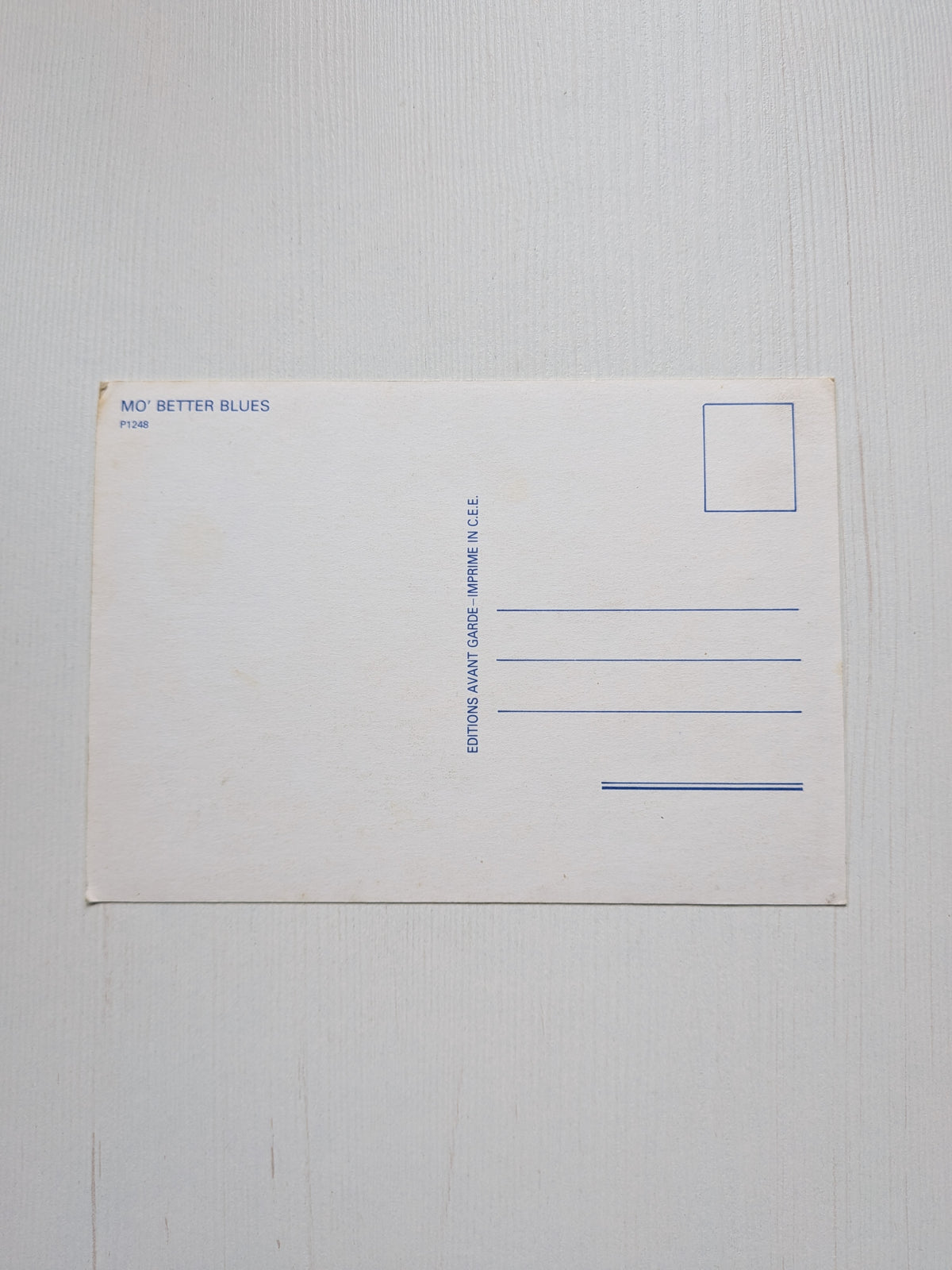 Mo' Better Blues 1990 Spike Lee Movie Postcard