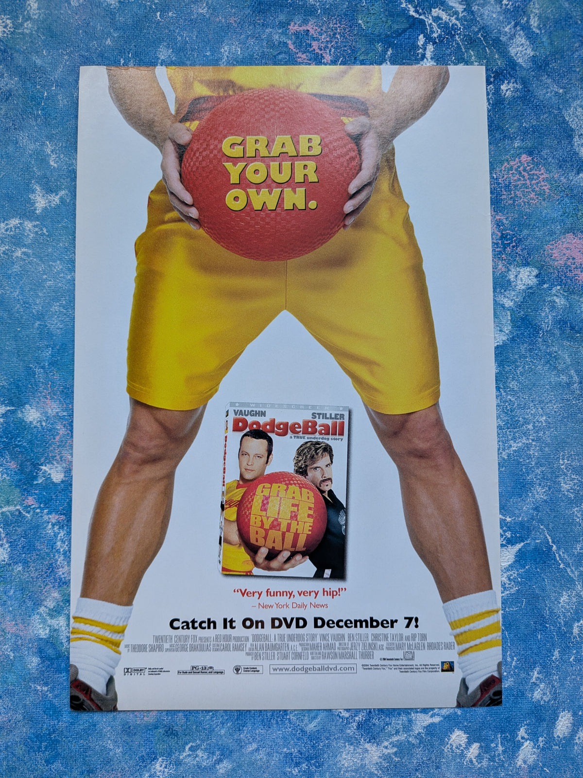 Dodgeball: A True Underdog Story 2004 Movie DVD Release Advert - See Details
