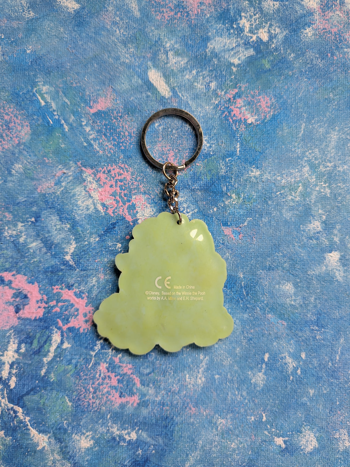 Vintage Winnie The Pooh and Friends Rubber Keyring - 1990s - Disney
