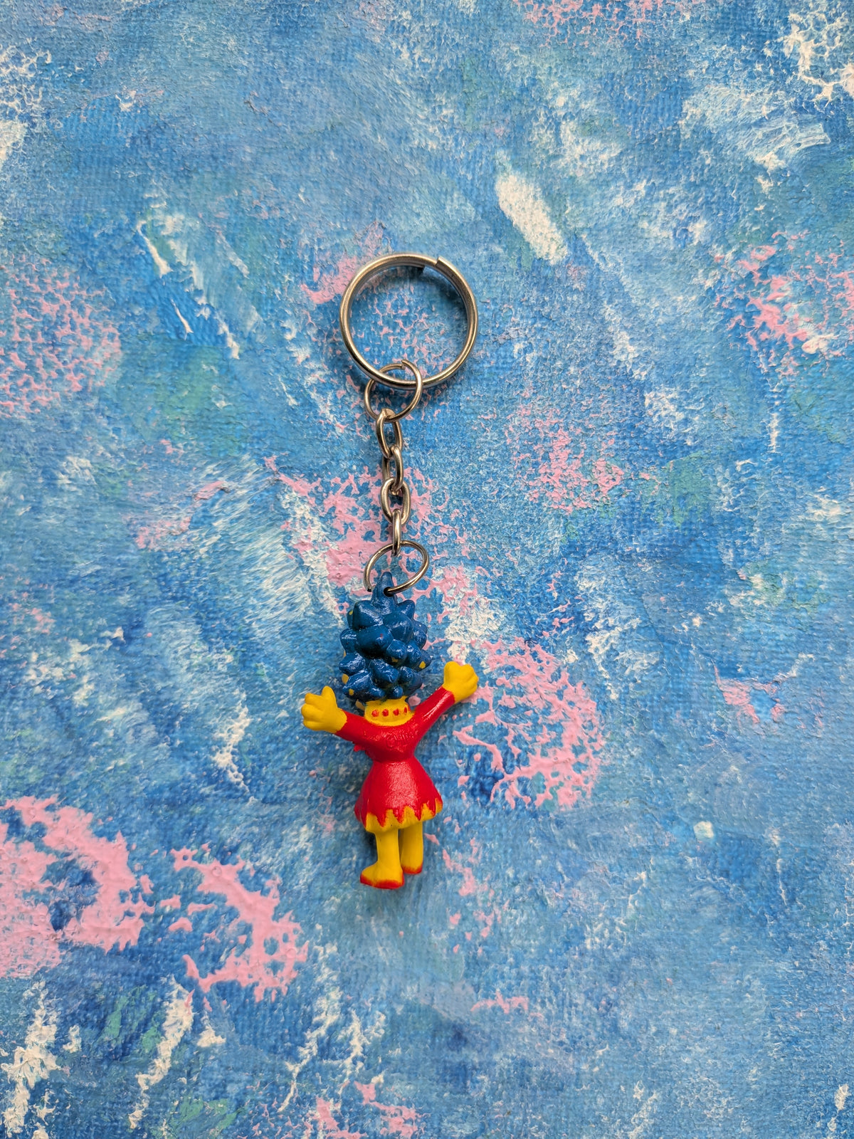 Vintage The Simpsons Unofficial Lisa Simpson Keyring - 1990s