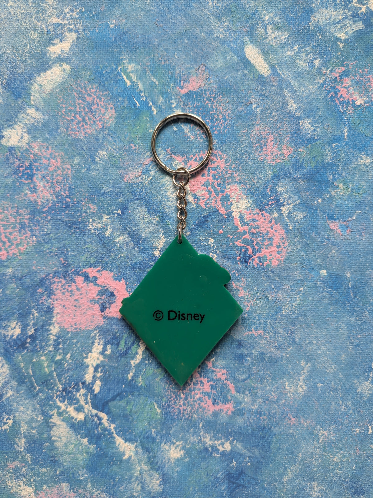 Vintage The Little Mermaid Ariel Rubber Keyring - 1990s - Disney