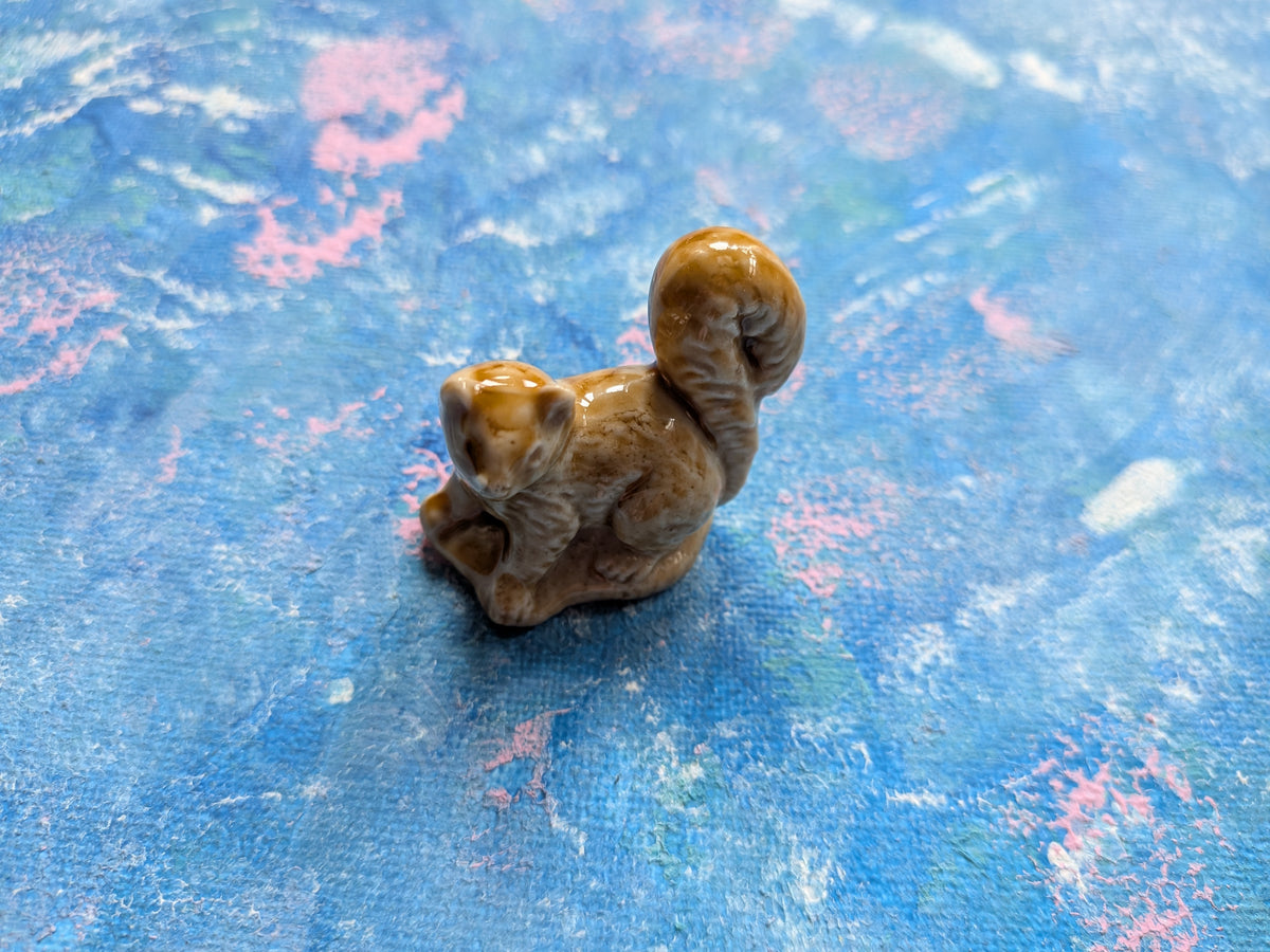 Wade Whimsies Pine Martin Ceramic Small Figurine