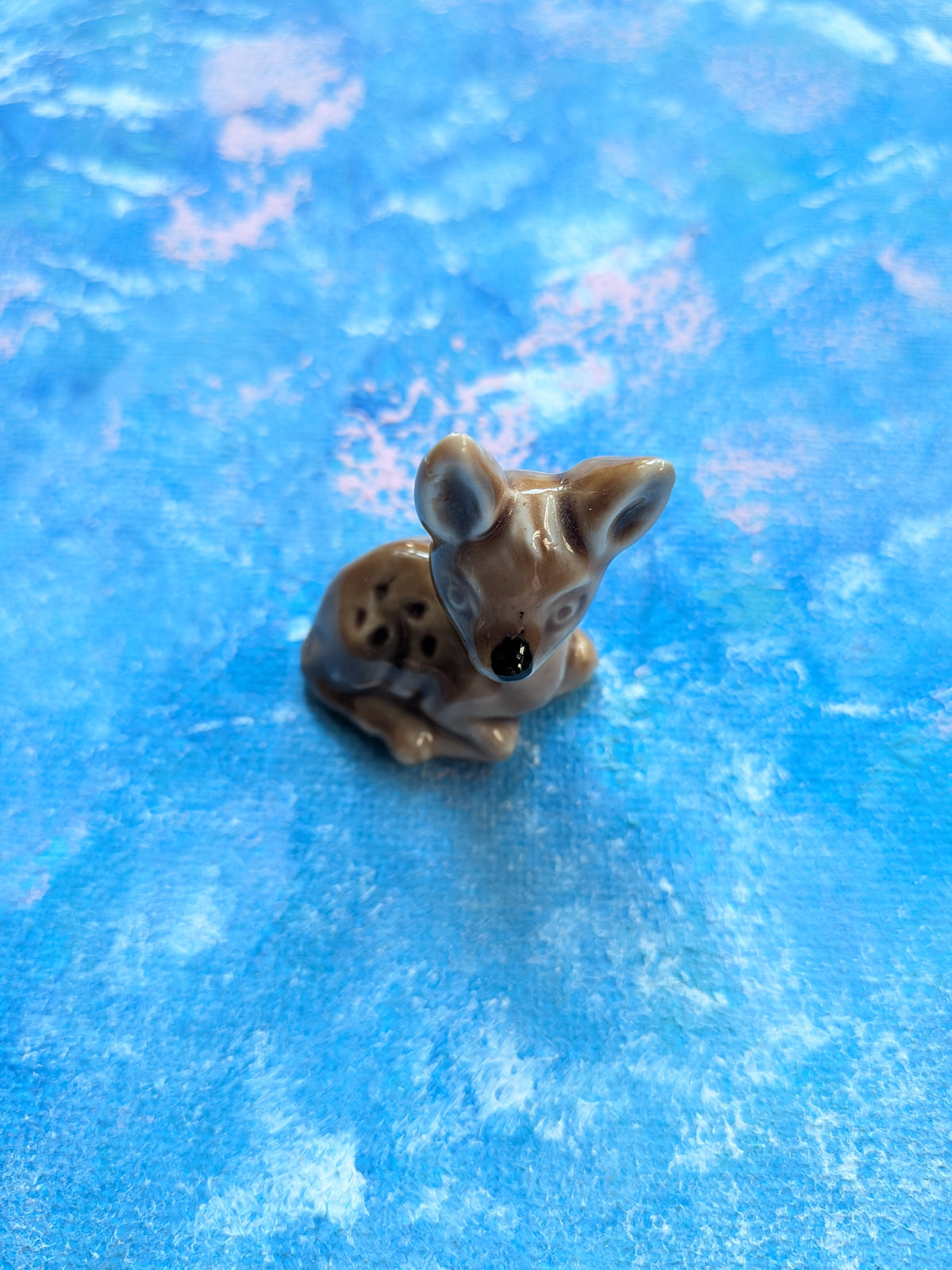 Wade Whimsies Fawn Ceramic Small Figurine
