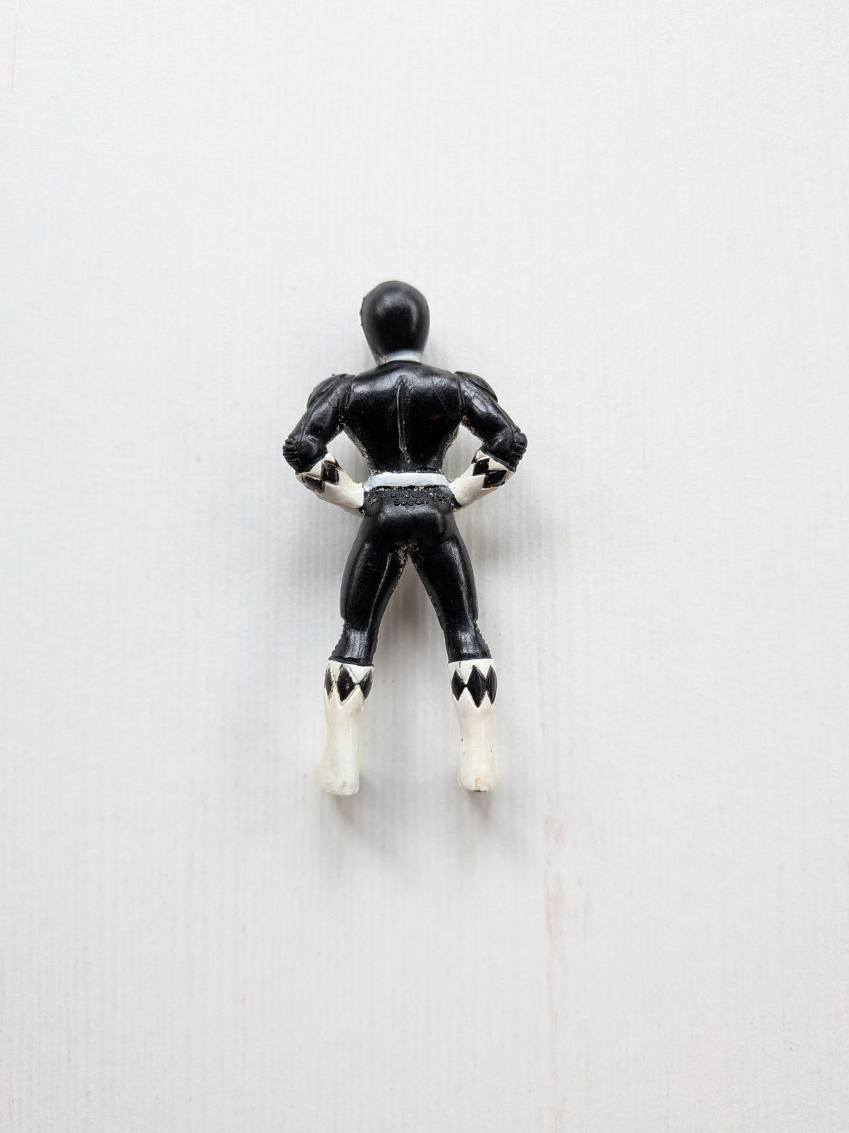 Vintage Mighty Morphin Power Rangers Black Ranger Mini Figure - 1995 - Saban