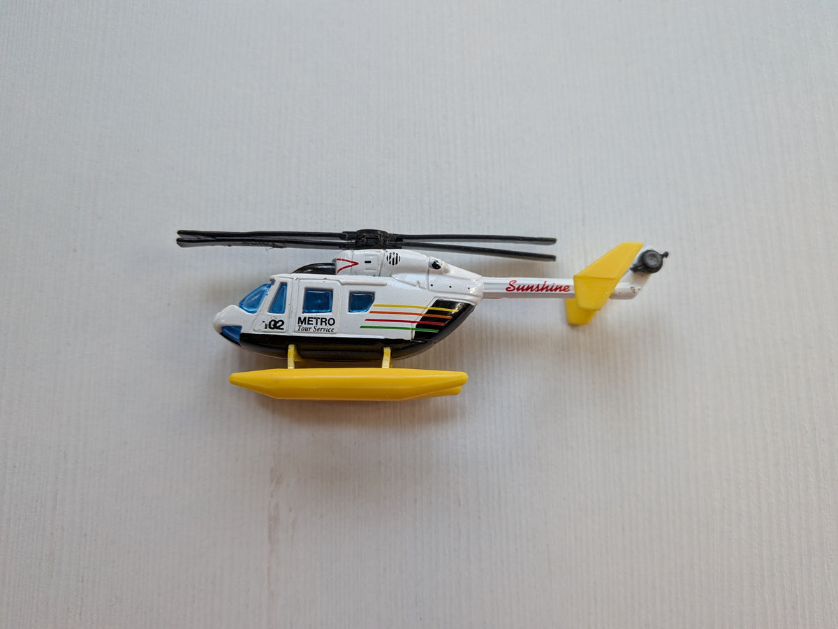 Vintage Die-Cast and Plastic Small Toy Helicopter - Unbranded