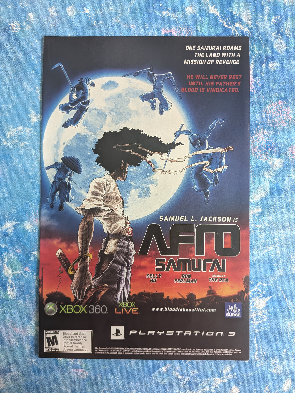 Afro Samurai Xbox 360/Playstation 3 Game 2008 Advertisement