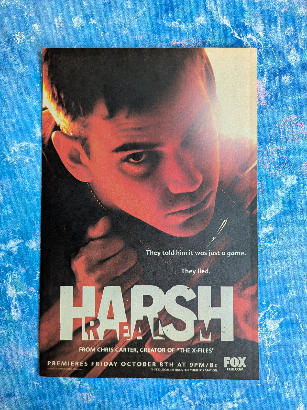 Harsh Realm 1999 Sci-Fi Fox TV Series 1999 Advertisement
