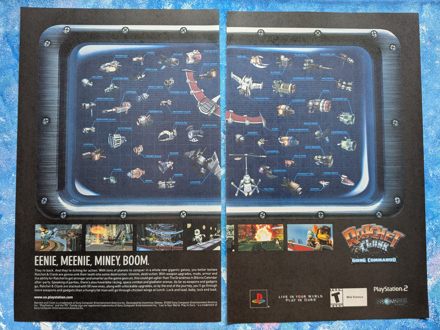 Ratchet & Clank Going Commando Playstation 2 Game 2003 Advertisement