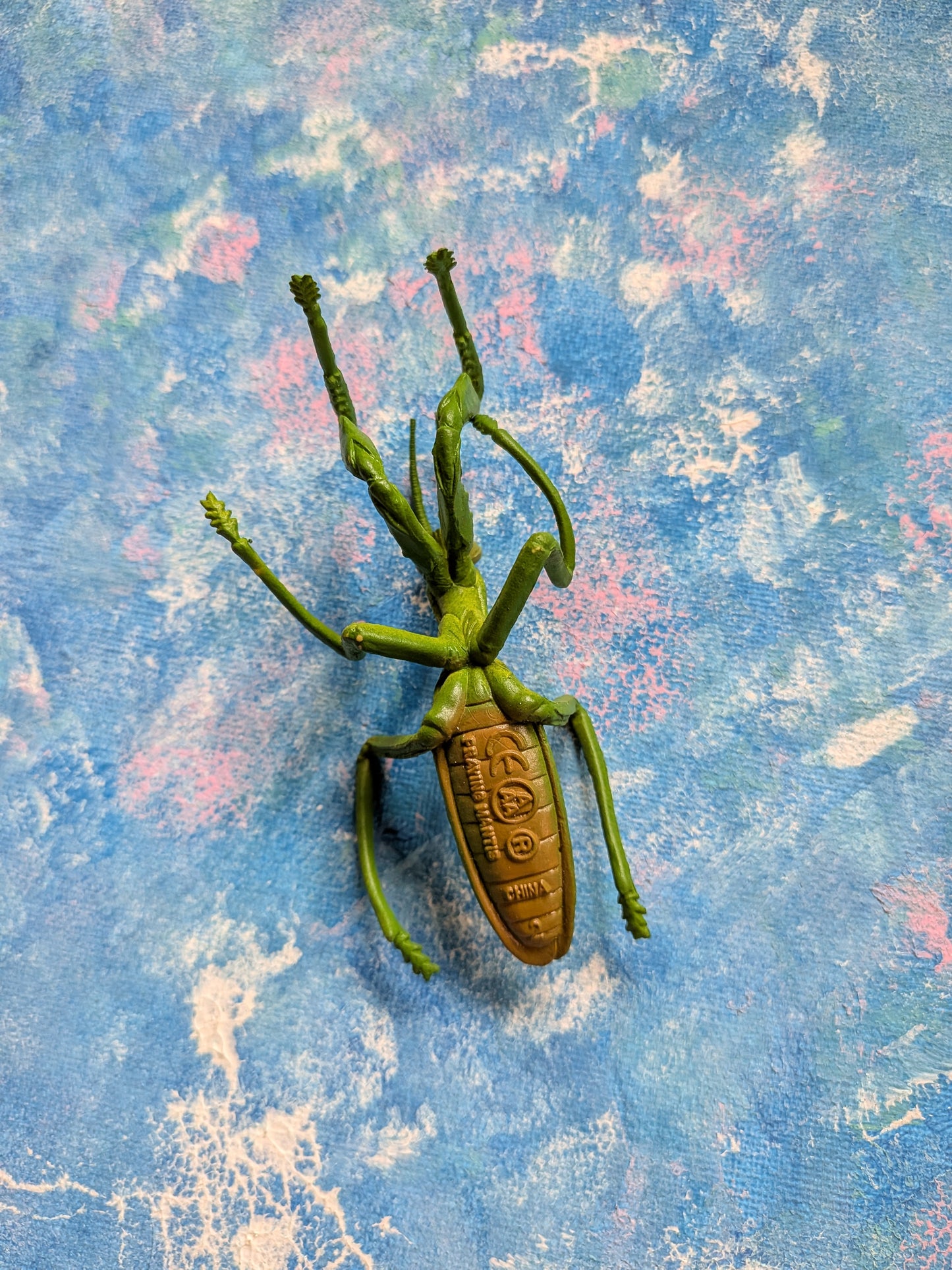 Vintage Praying Mantis Plastic Toy - AAA Branded